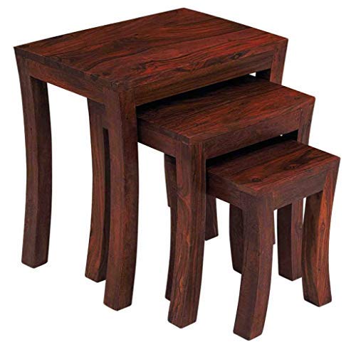 RK-NT-01 Solid Sheesham Wood Nesting Tables - alternate view