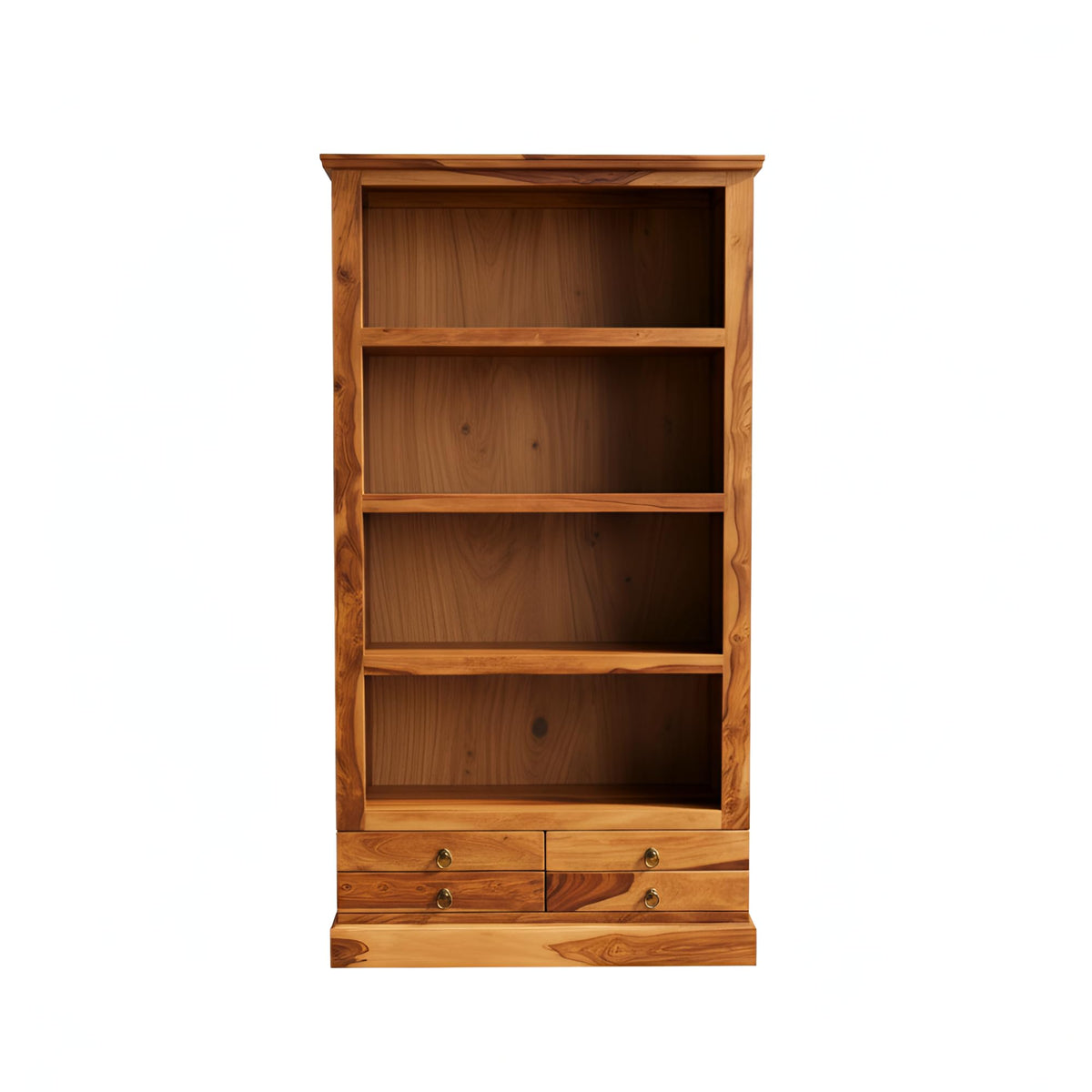 SAC-X Solid Sheesham Wood Book Shelf for Home Library - alternate view
