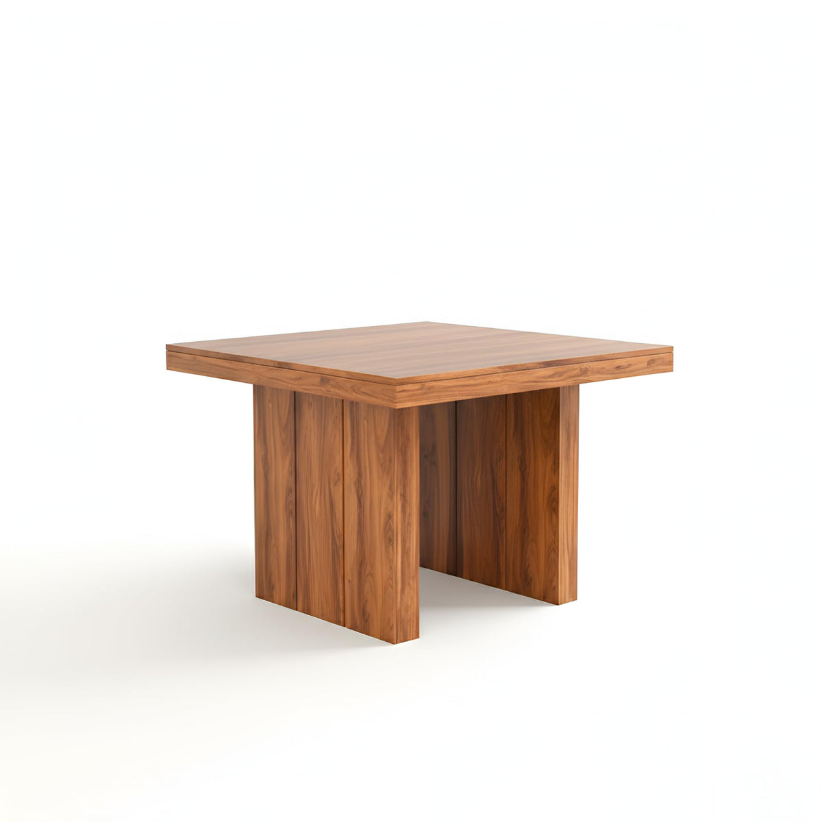 Poster Cushion Sheesham 4 Seater Dining Set - Natural Finish Poster Cushion - close-up of the natural finish and wood grain