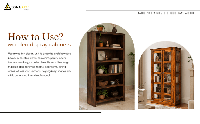 How to Use Wooden Display Units In Various Manners
