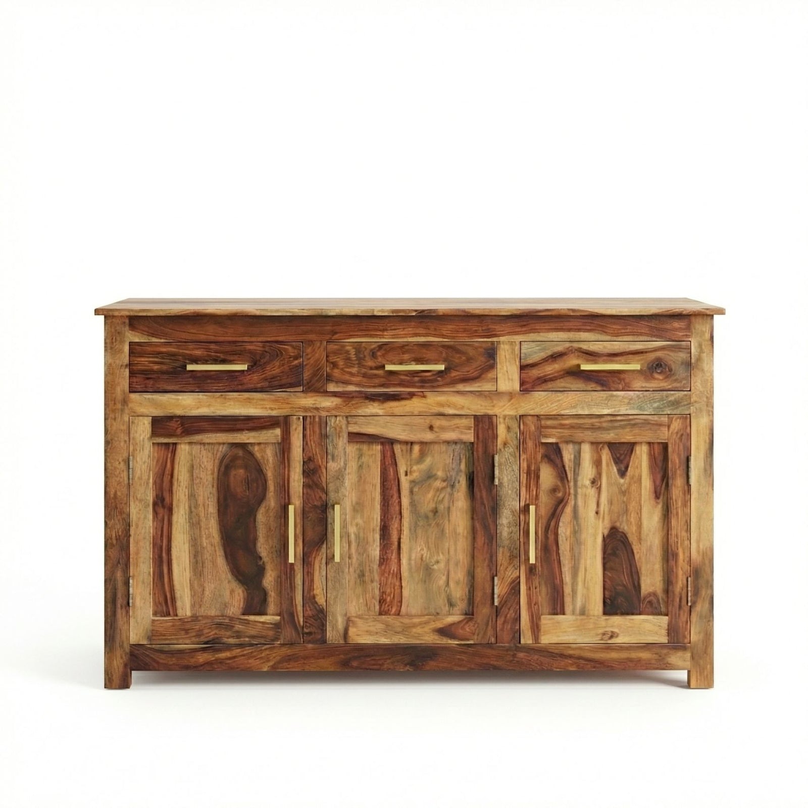 VIP Wooden Sideboard TV Cabinet for Living Room - Natural Finish