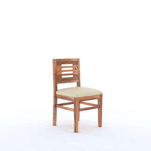 Sheesham Wood 4 Seater Dining Table Set Finish - Natural
