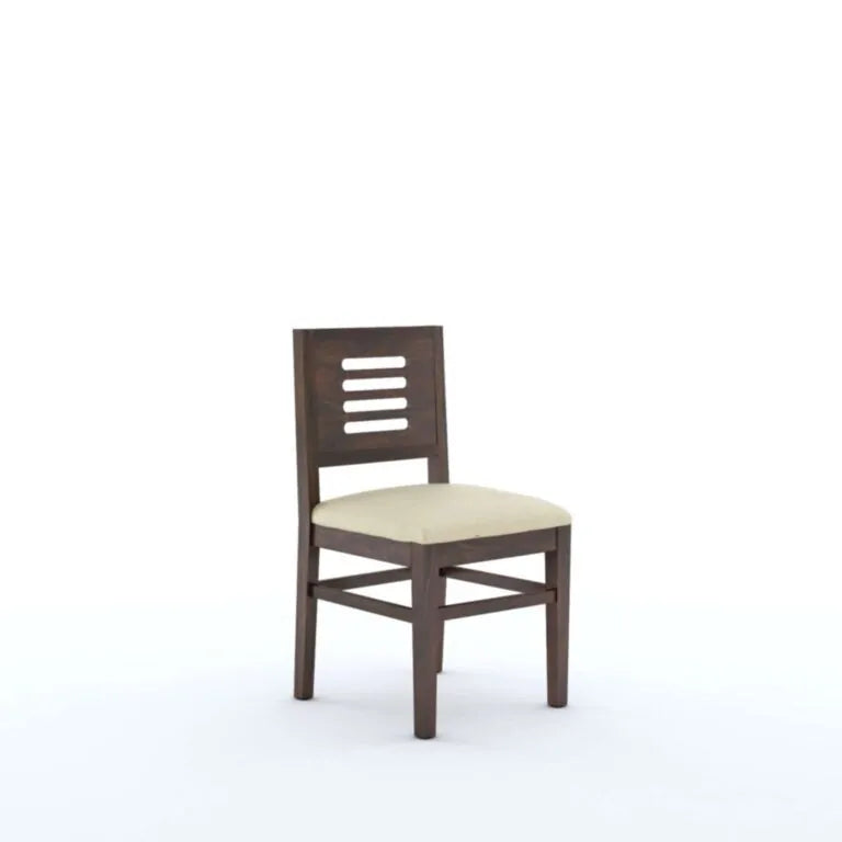 Sheesham Wood 4 Seater Dining Table Set  Finish - Walnut