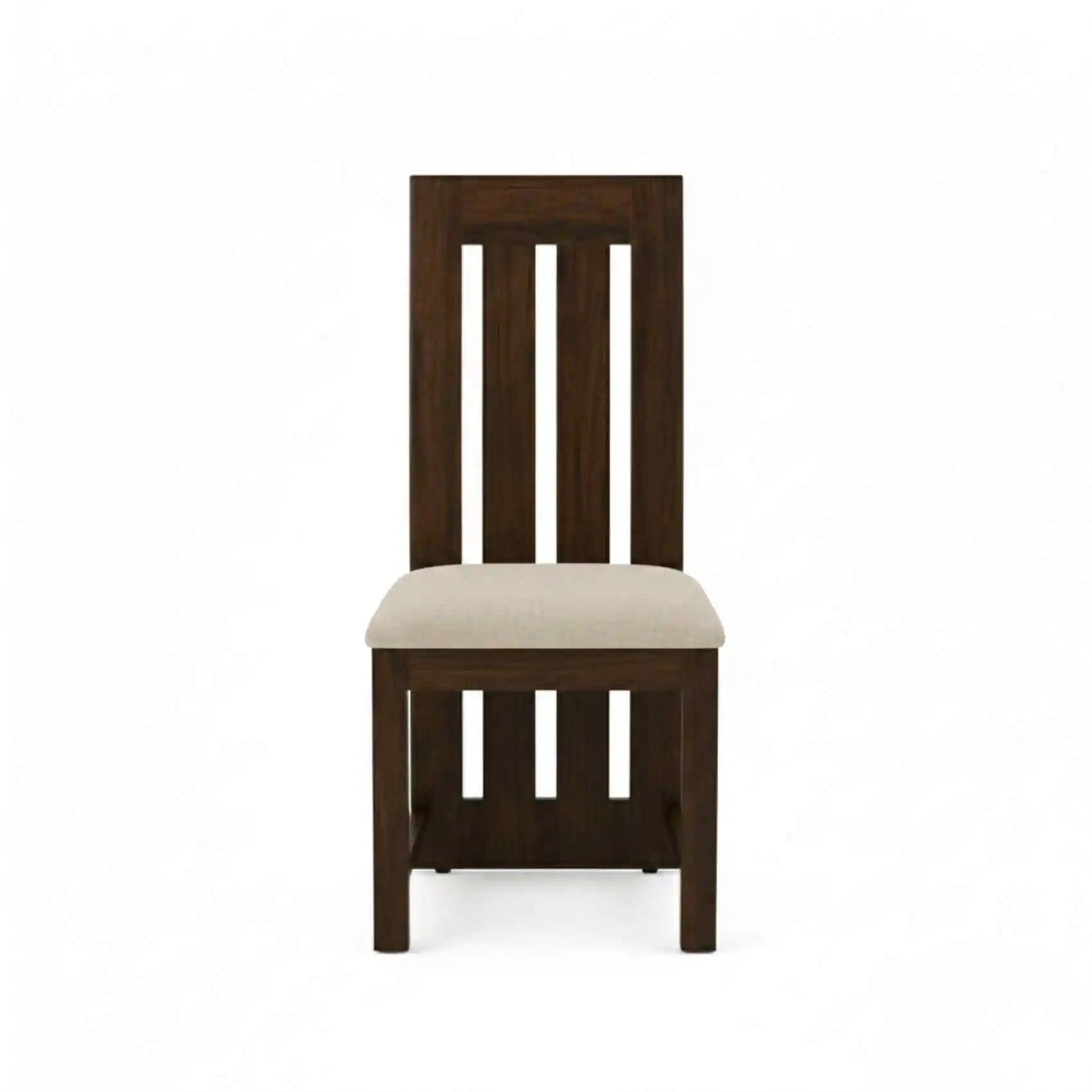 Poster Solid Sheesham Wood Dining Table Set 6 Seater, 4 Chair & 1 Bench Natural Finish - Walnut