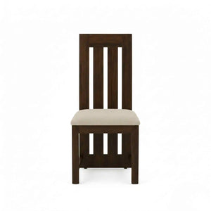 Poster Solid Sheesham Wood Dining Table Set 6 Seater, 4 Chair & 1 Bench Natural Finish - Walnut