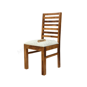 Solid Sheesham Wood 4 Seater Dining Table Set Finish - Natural