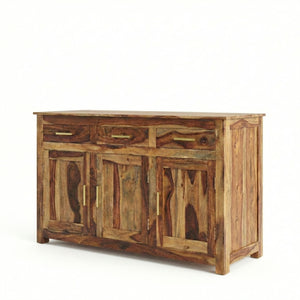 VIP Wooden Sideboard TV Cabinet for Living Room - Natural Finish