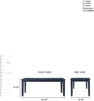 5 Fanti Dark Solid Sheesham Wood 8 Seater Dining Table Set - Walnut Finish