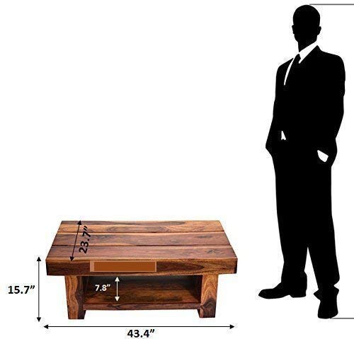 RK--07 Solid Sheesham Wood Coffee Table