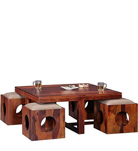 RK-CT4S-23-New Solid Sheesham Wood Coffee Table