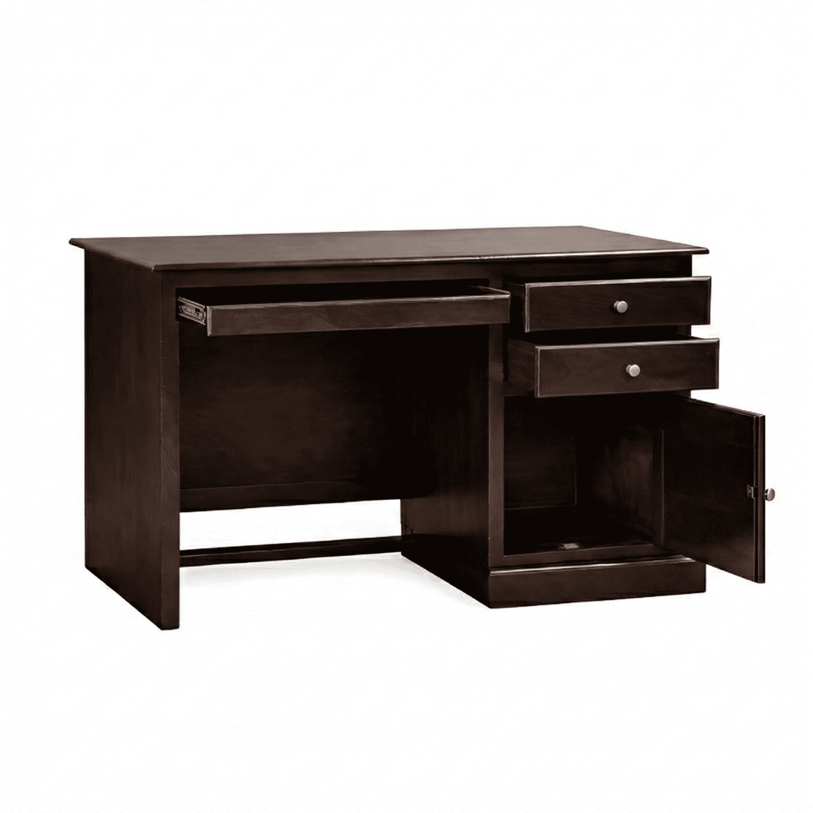 Carmel LiteSheesham Wooden Study Table for Students Desk Walnut