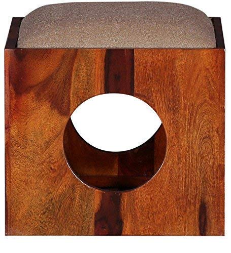RK-CT4S-23-New Solid Sheesham Wood Coffee Table - side angle view