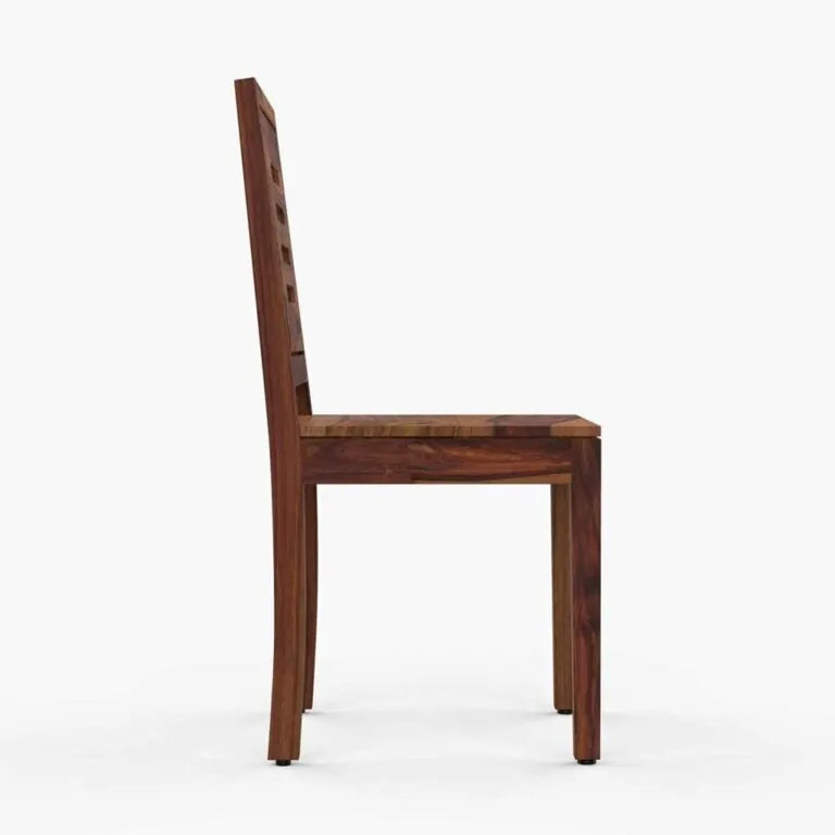Sheesham wood 4 Seater Dining Table Set Finish - Natural Teak