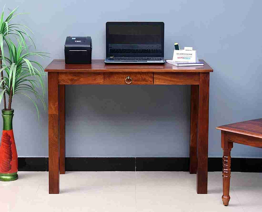 Normal 1 Solid Sheesham Wood Study Table