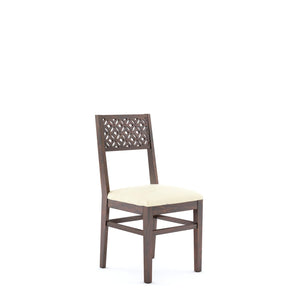 CNC Wooden Dining Table 6 Seater Dining Table Set with 4 Chairs & 1 Bench Walnut Finish