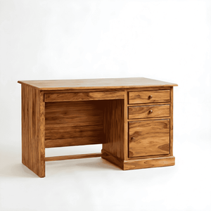 Carmel Lite Solid Sheesham Wooden Study Table for Students Desk Natural