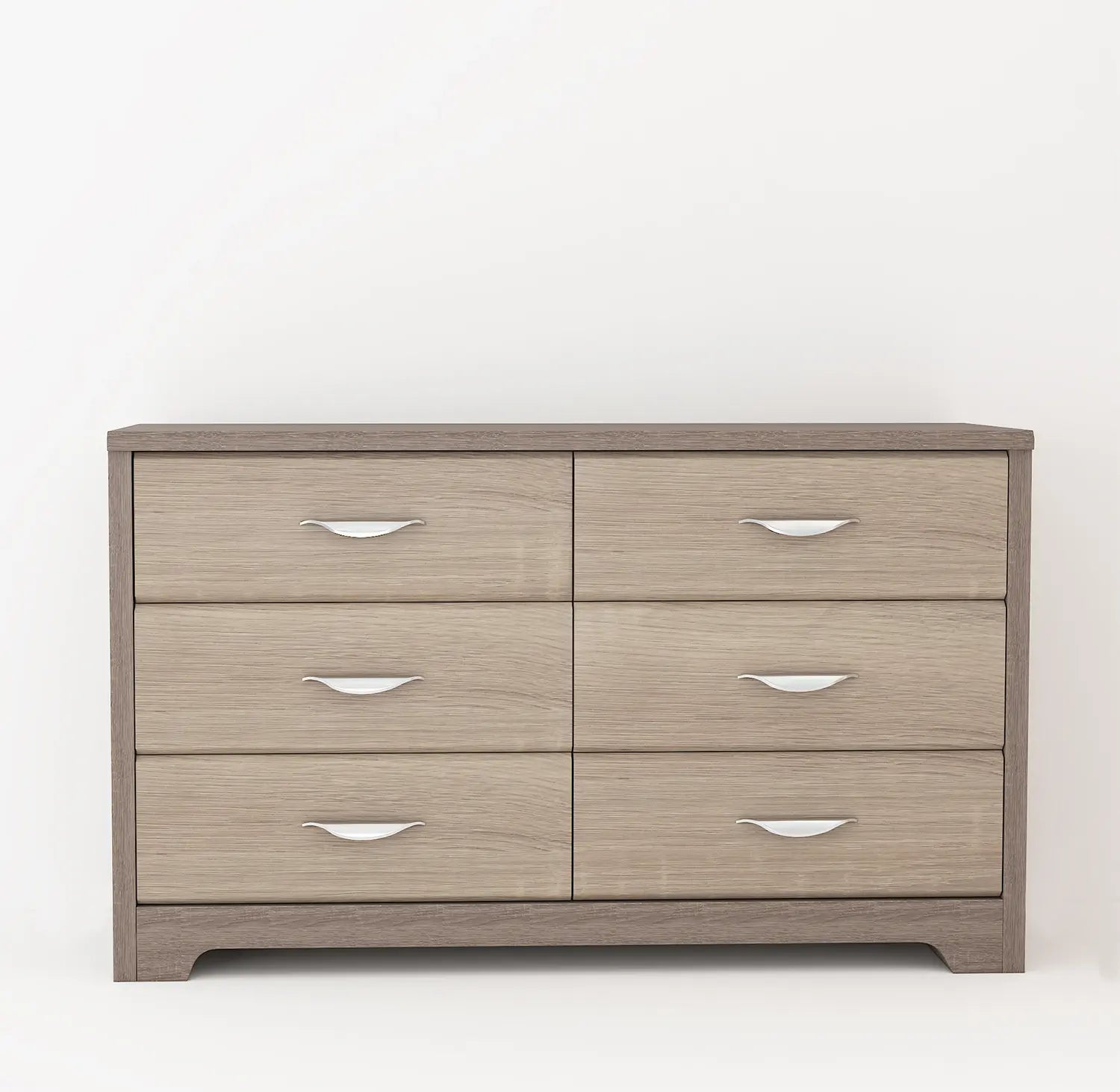 6-Drawer Chest of Drawers in Sonoma Oak Finish | Engineered Wood Chest with Modern Design