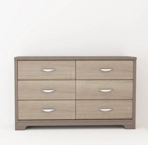 6-Drawer Chest of Drawers in Sonoma Oak Finish | Engineered Wood Chest with Modern Design