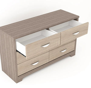 6-Drawer Chest of Drawers in Sonoma Oak Finish | Engineered Wood Chest with Modern Design