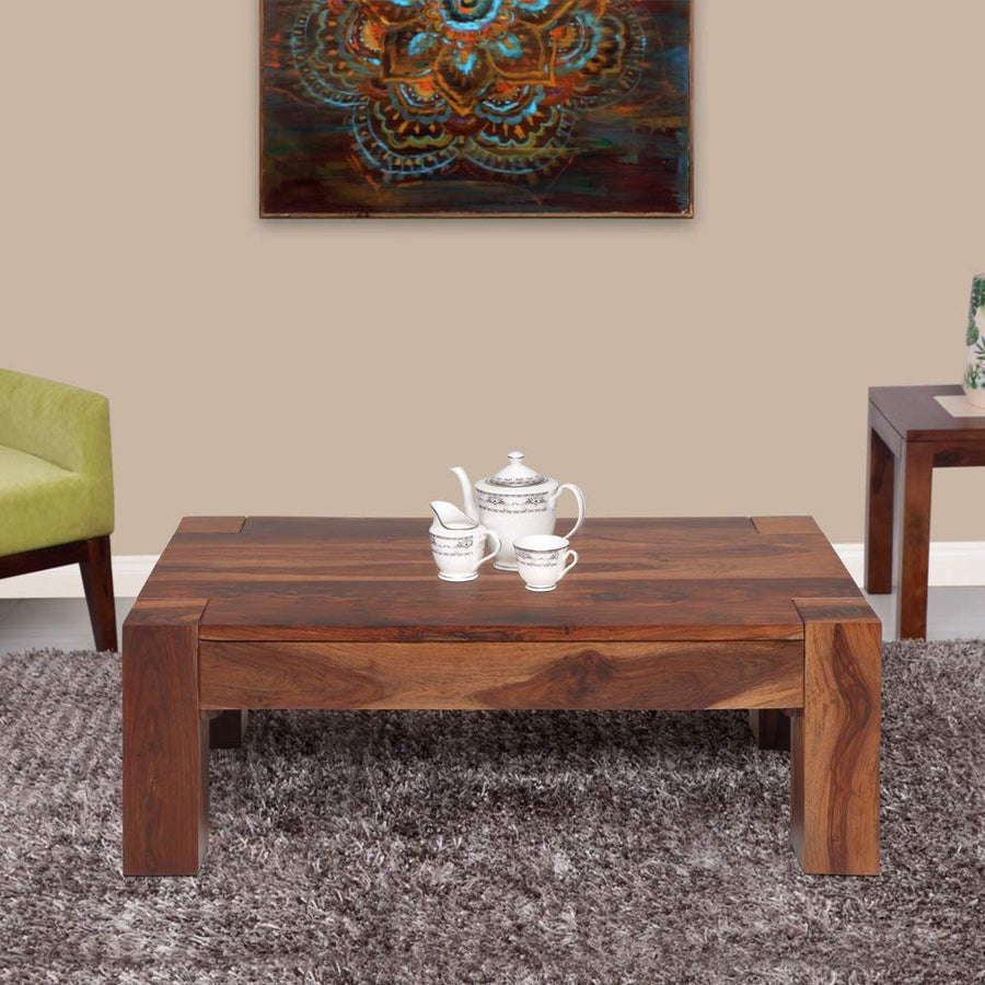 RK--02 Solid Sheesham Wood Coffee Table