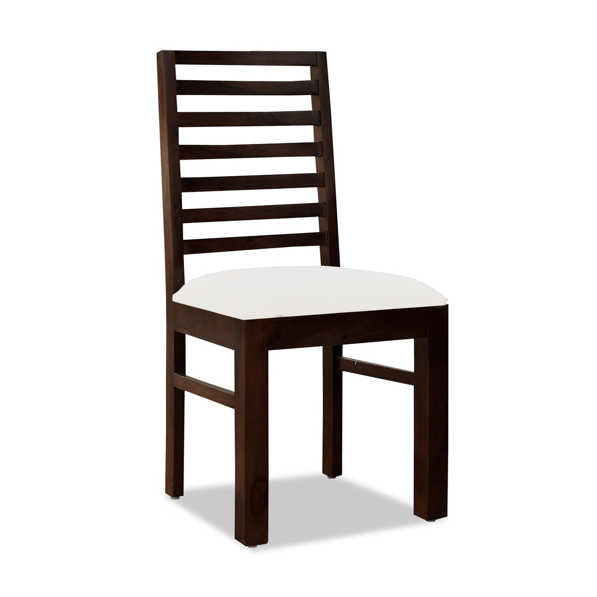 Solid Sheesham Wood 4 Seater Dining Table Set Finish - Walnut