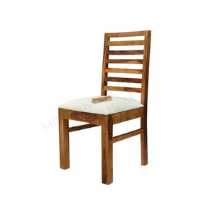 Solid Sheesham Wood 4 Seater Dining Table Set Natural Finish - Natural