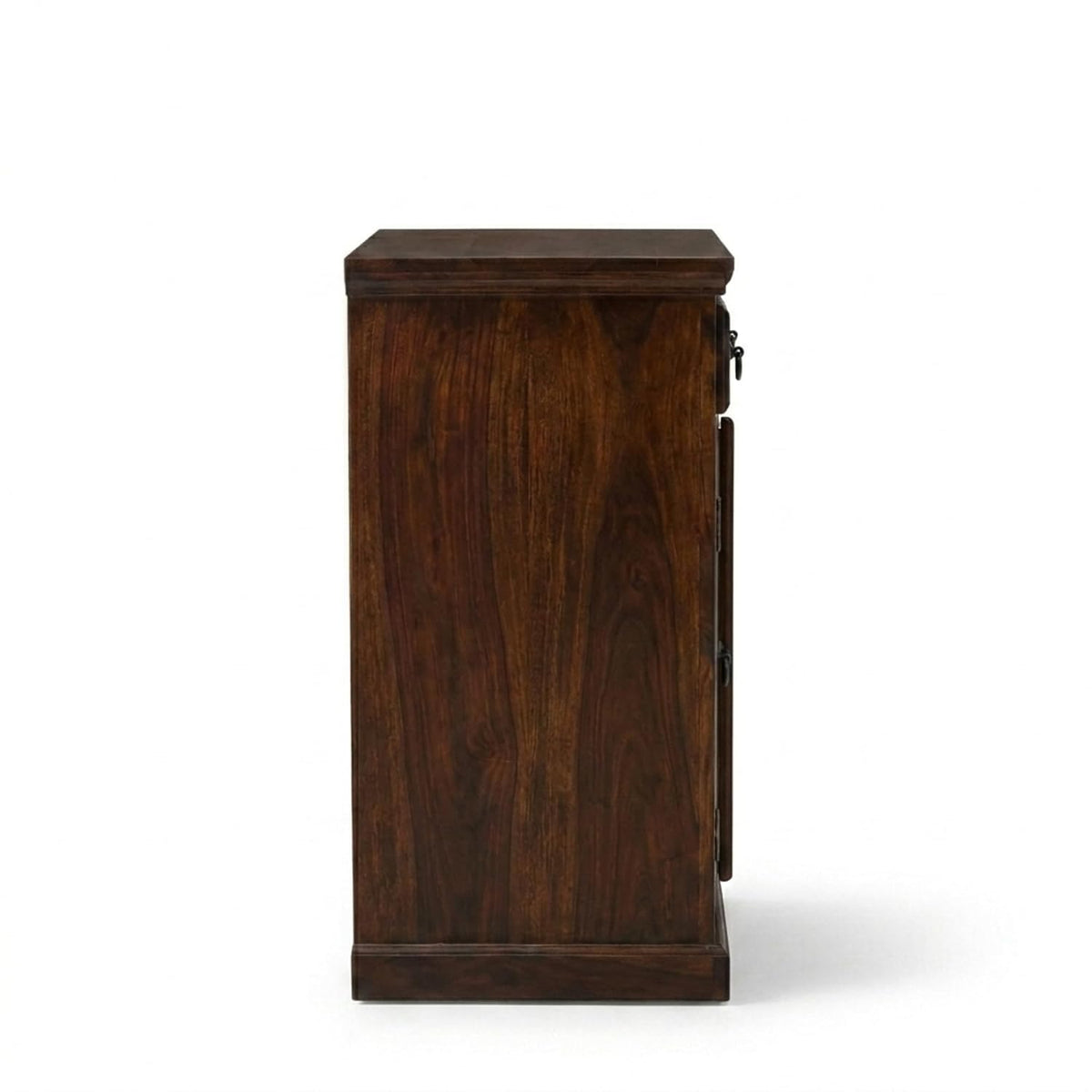 Small Tile Wooden Sideboard Tv Cabinet for Living Room Finish - Walnut