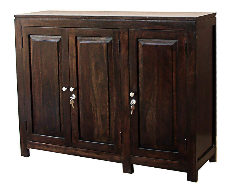 RK-CB-18 Solid Sheesham Wood Sideboard Cabinet for Living Room