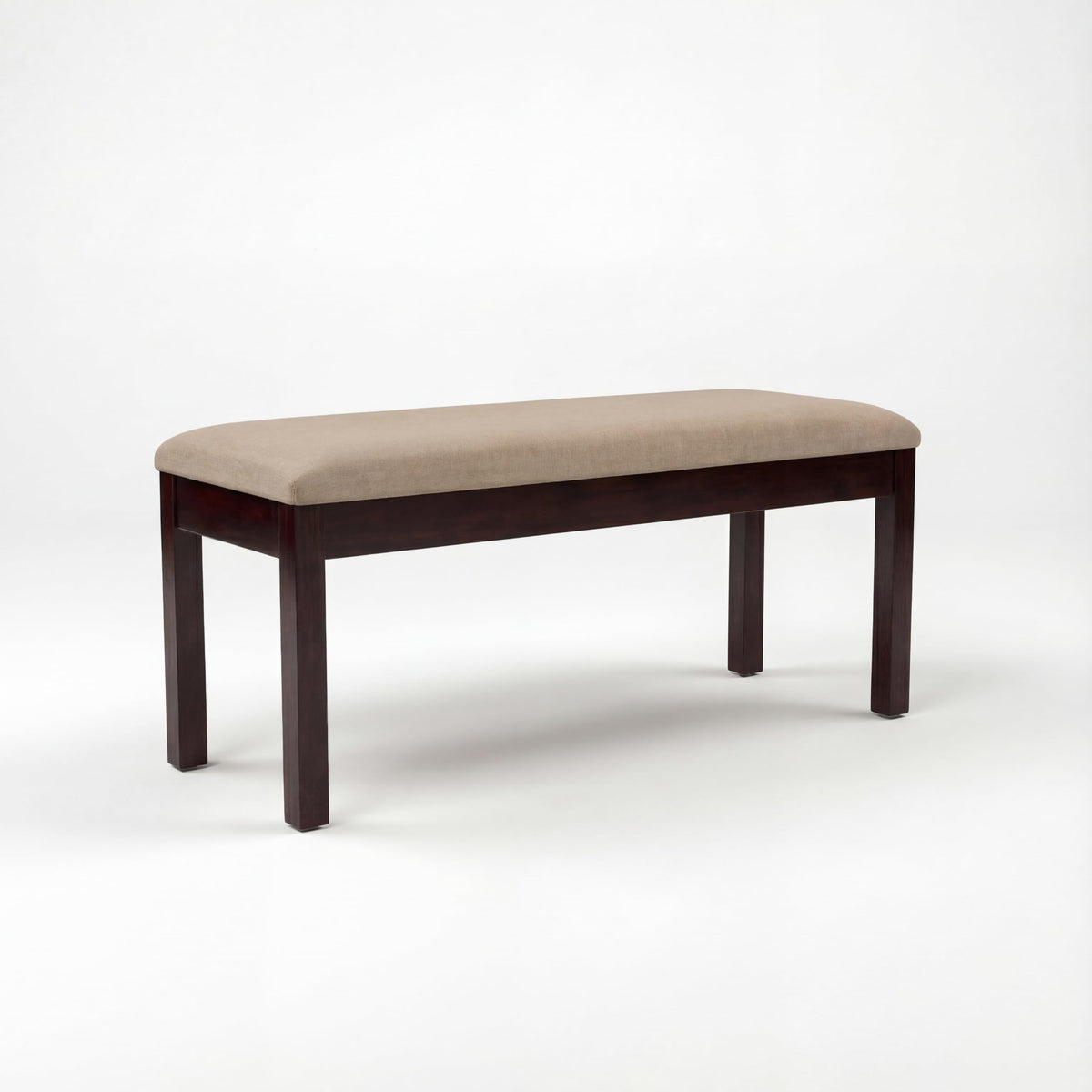 7 Fanti walnut with Solid Sheesham Wood 6 Seater Dining Table Set with Bench - styled in a dining room