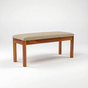 Poster Solid Sheesham Wood 4 Seater Dining Table Set with Bench - Natural Finish | Poster 6 Seater Bench Natural D2