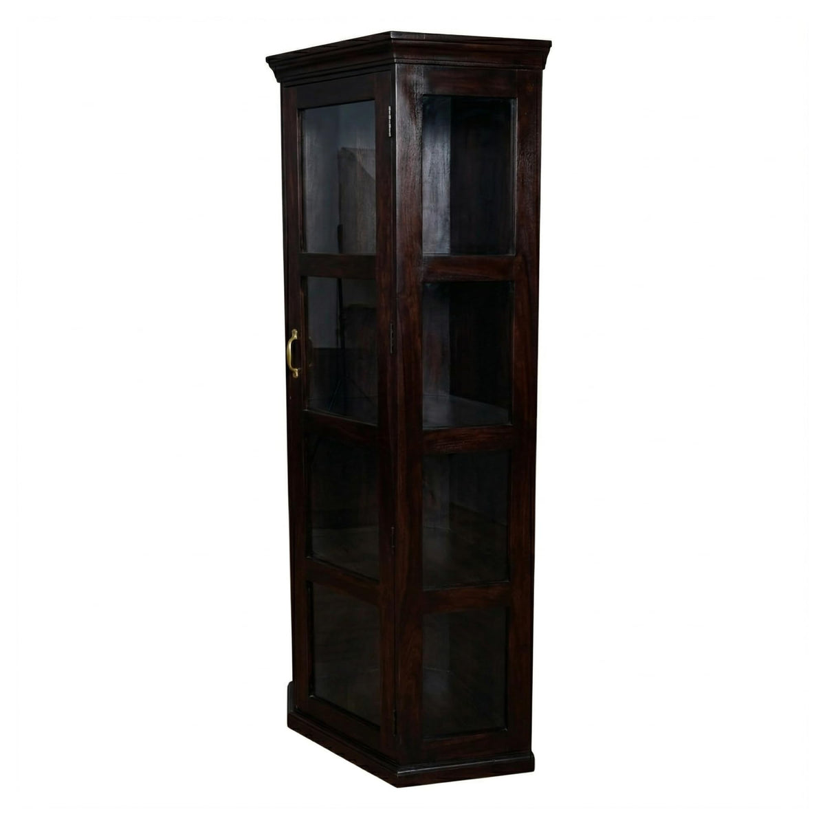 Astro Solid Sheesham Wood Book Shelf for Home Library in walnut finish - alternate view