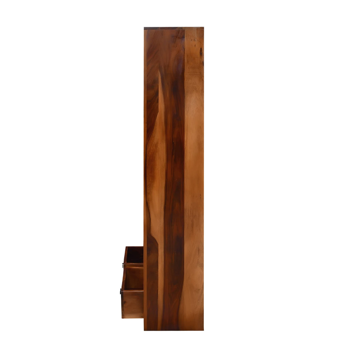 SAC-Zigzag Solid Sheesham Wood Book Shelf for Home Library - alternate view