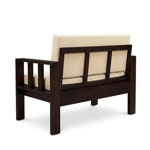 Natraj Solid Sheesham Wood Sofa Set | 2 Seater Sofa Setwith Cushion Seat