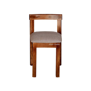 Solid Sheesham Wood Round Dining Table 4 Seater Natural Finish