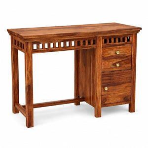 Kuber Solid Sheesham Wood Study Table - Natural Finish