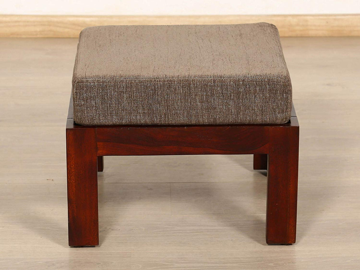 Japani Jali Cushion Natural Dark Solid Sheesham Wood Coffee Table - alternate view