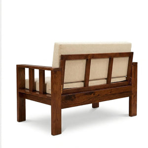 Natraj 6 Seater With Coffee Table Solid Sheesham Wood Sofa Set for Living Room - Walnut Finish