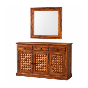 Diamond BBS-W-C-BT-N-K Solid Sheesham Wood Bedroom Furniture Set
