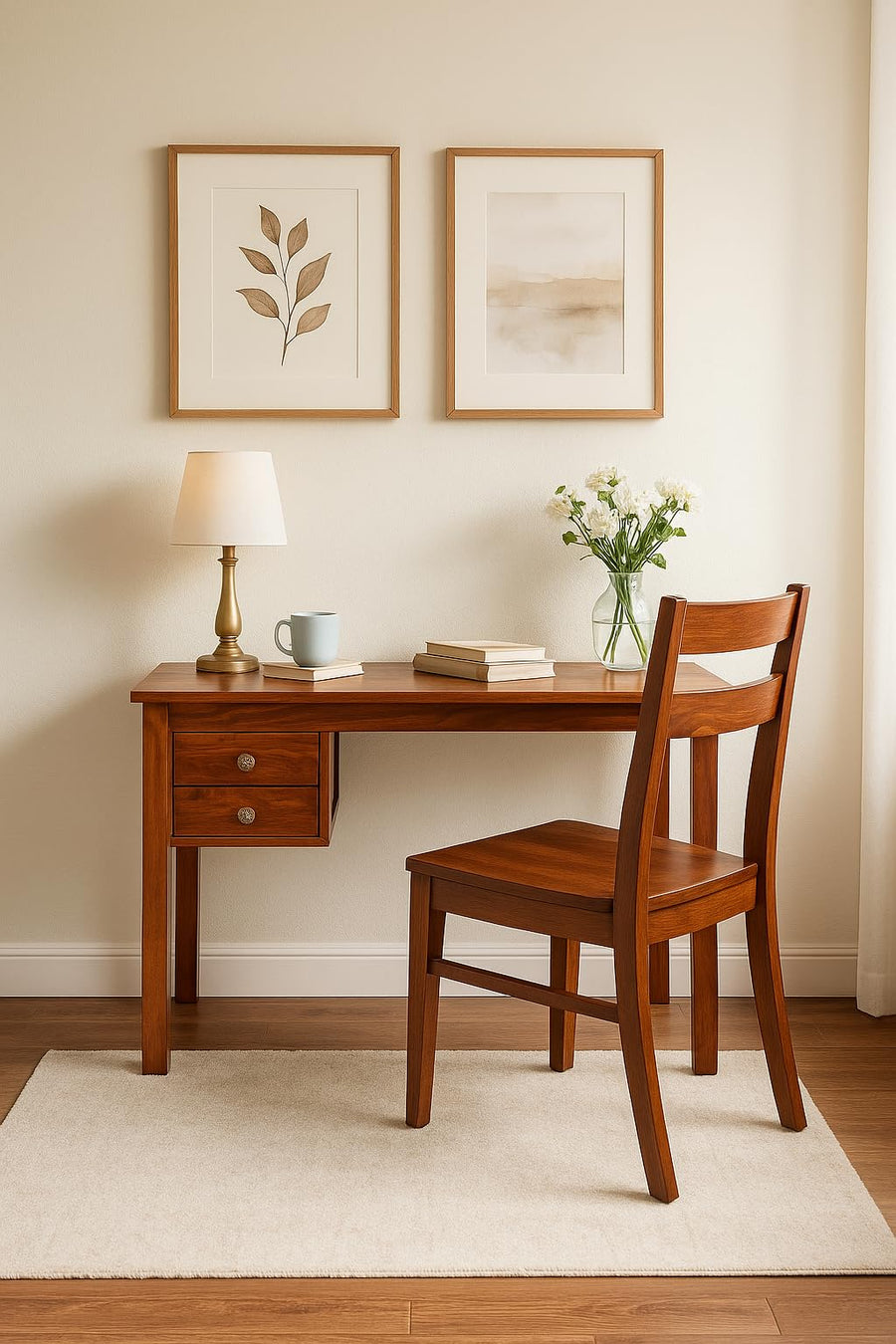 RK-ST-008 Solid Sheesham Wood Study Table