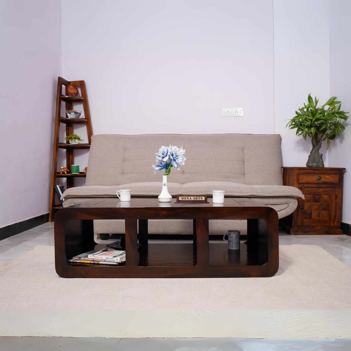 TL-O5CD-DL4U Solid Sheesham Wood Coffee Table