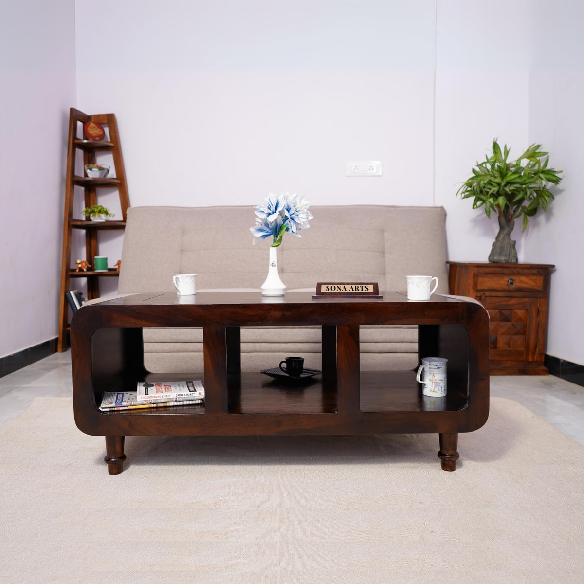 TL-O5CD-DL4U Solid Sheesham Wood Coffee Table