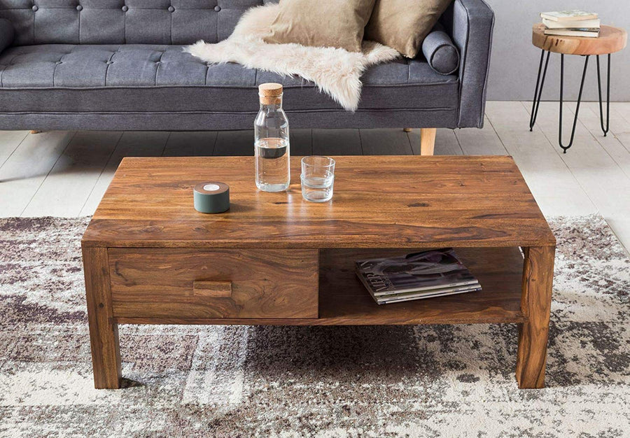 RK--10 Solid Sheesham Wood Coffee Table