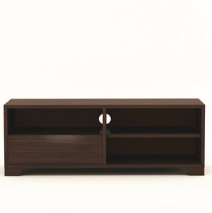 Modern TV Cabinet for Living Room | Natural Brown Finish | Engineered Wood Design