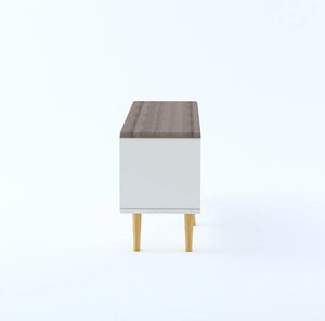 Modern TV Unit/Cabinet with Gray Finish | Contemporary Design for Living Room | Engineered Wood