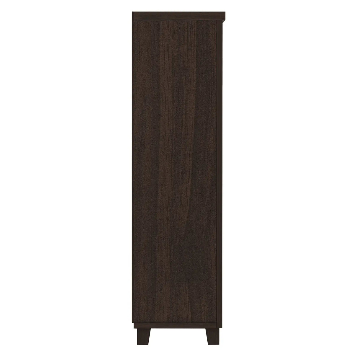 Modern Wooden Shoe Rack with Sleek Finish & Ample Storage - Pattern in wenge finish - alternate view