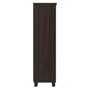 Modern Wooden Shoe Rack with Sleek Finish & Ample Storage - Pattern Wenge