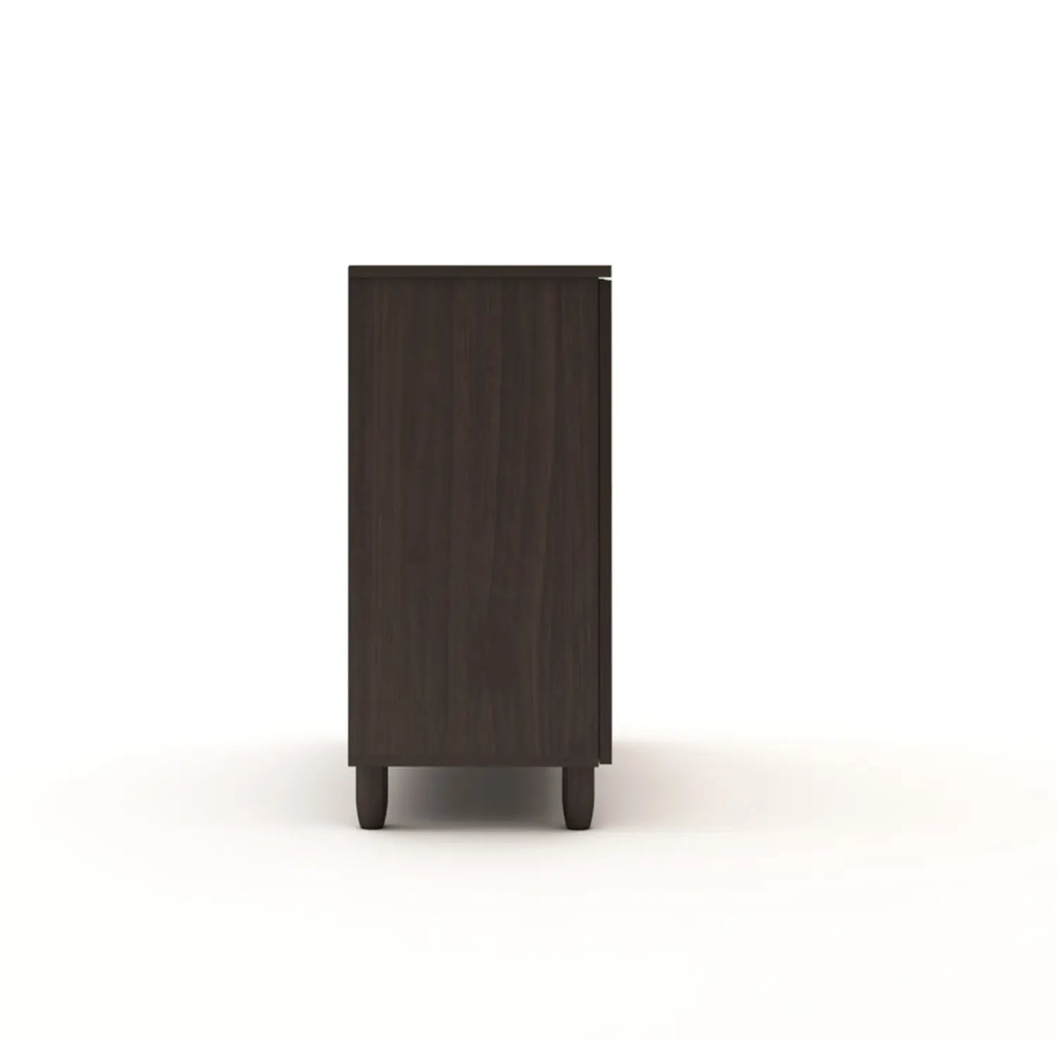 Two-Door Modern Two-Tone Engineered Wood Shoe Rack for Compact and Spacious Storage